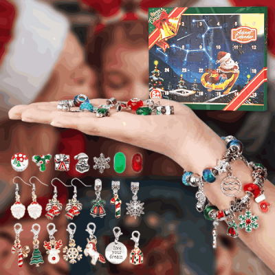 DIY Crăciun Crăciun Advent Calendar brățări Set | ADVENTBRACE