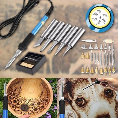 Set de instrumente profesionale pentru arderea lemnului | PYROPEN