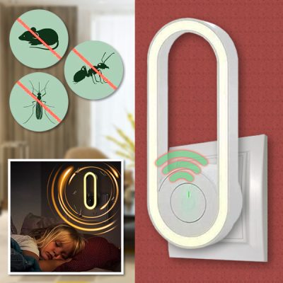 Conversia frecvenței de conversie cu ultrasunete Mosquito Killer cu LED-uri de dormit | ANTIMOSI