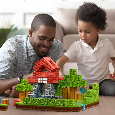 Cuburi magnetice minicraft (48 buc) | MAGCRAFTI