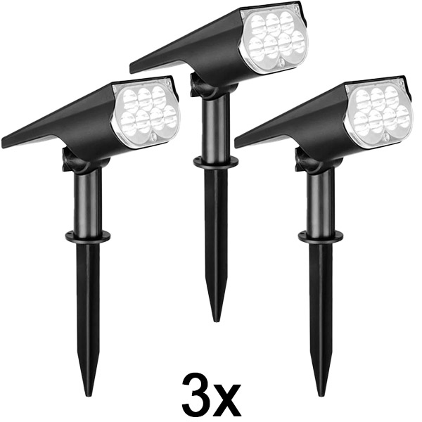 3x Lumină solară de exterior | SPOTIKE