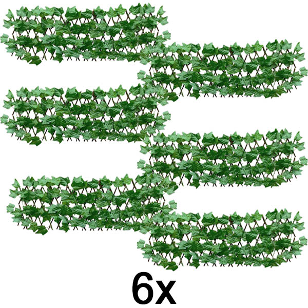 6x Gard decorativ și practic pentru terasă și grădină | GREENFENCE