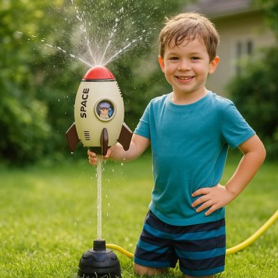 Aspersor rachetă care se înalță și răcorește | FUNLUNCHER