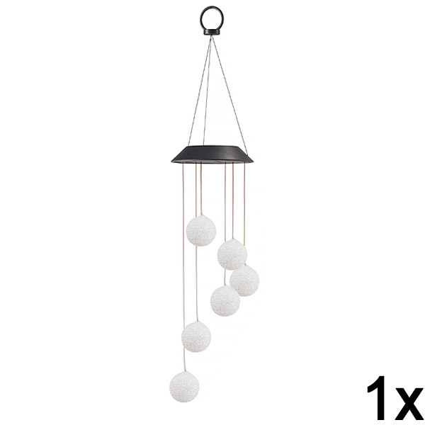 1x Lampă suspendată solară cu LED | AURAWIND