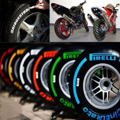 Markere durabile pentru anvelope (12 buc./set) | TIREPAINT