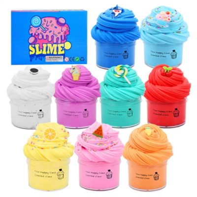 Super slime din lut (9 buc) | CLAYFUN